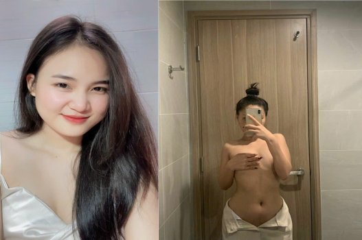 Thân mật với em gái ngực lớn đẹp Hà Nội